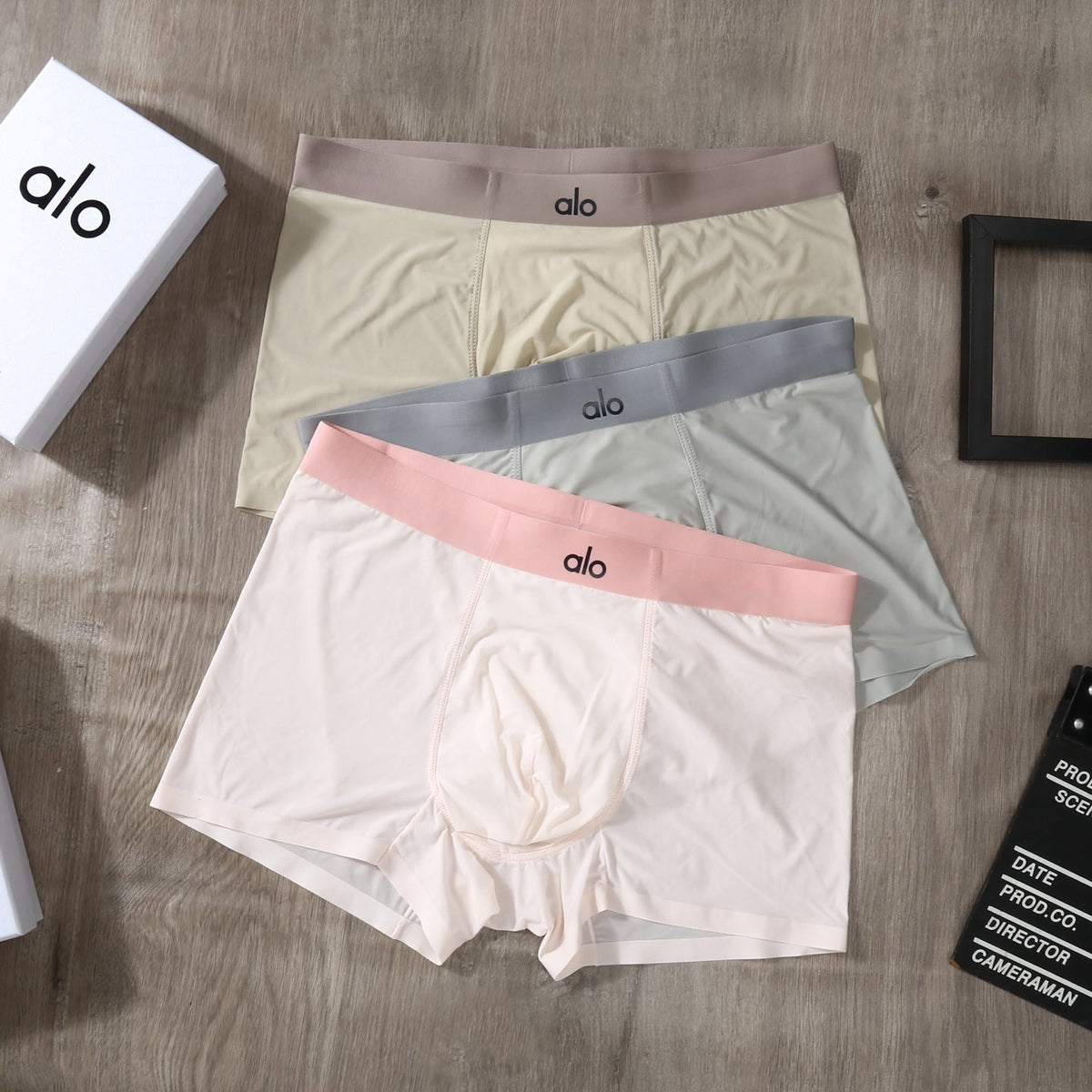 Alo Ice-Silk Men's Boxer Briefs - 3-Piece Box