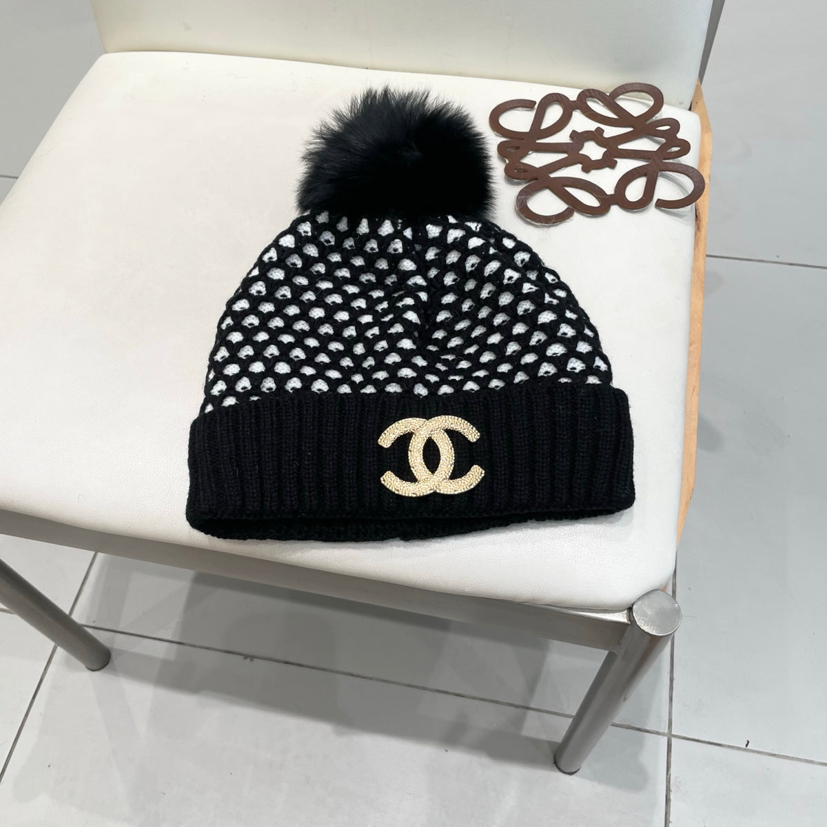 Chanel Knit Beanie - image 1
