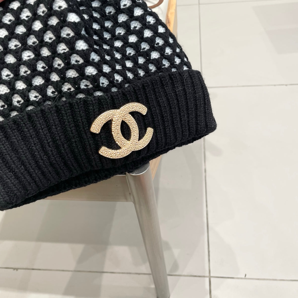 Chanel Knit Beanie - image 4