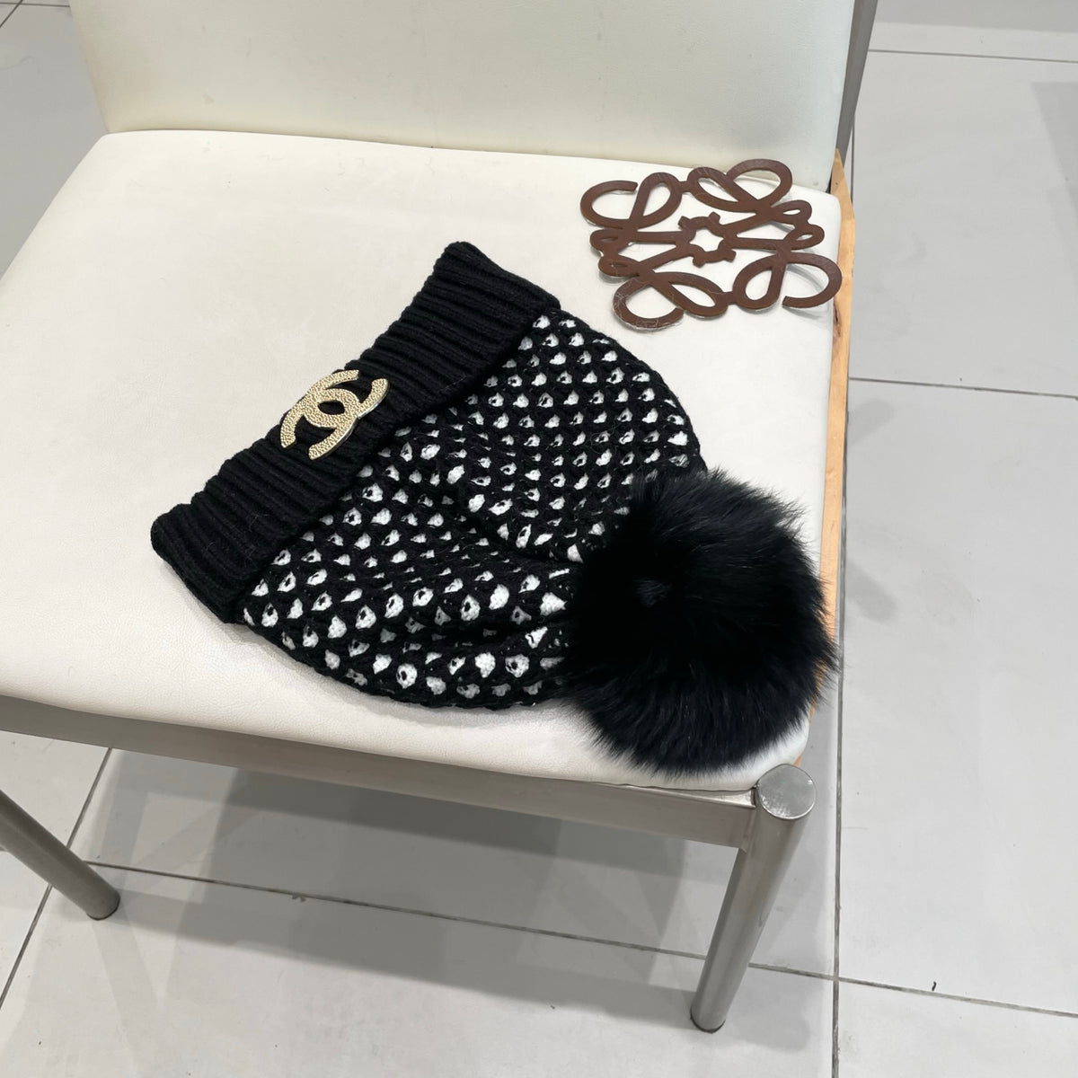 Chanel Knit Beanie - image 8