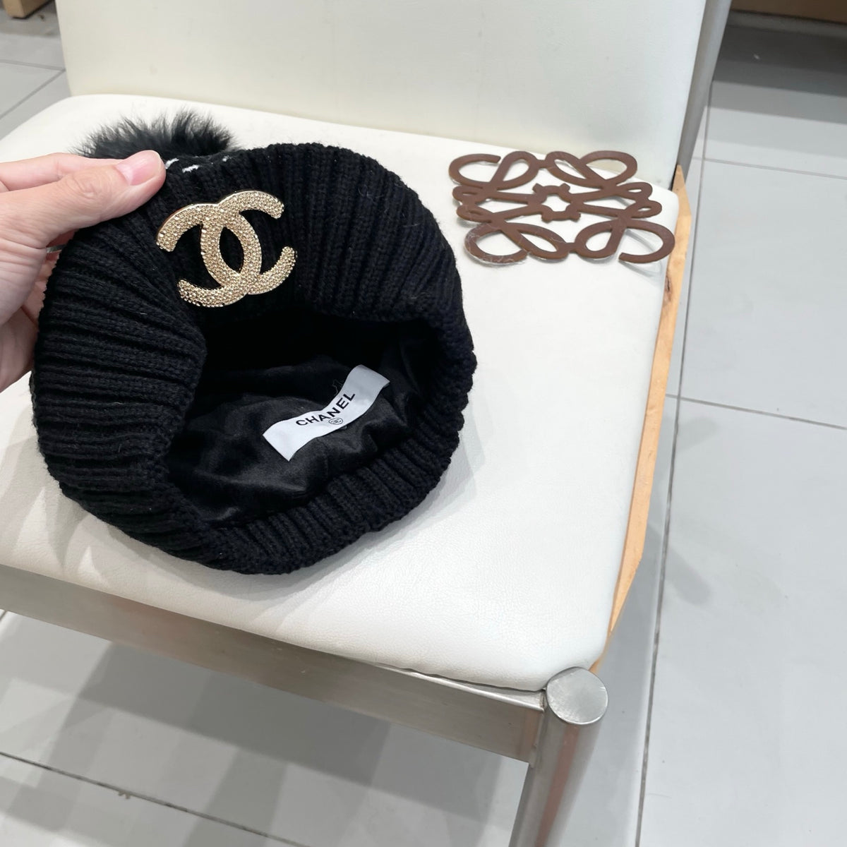 Chanel Knit Beanie - image 9