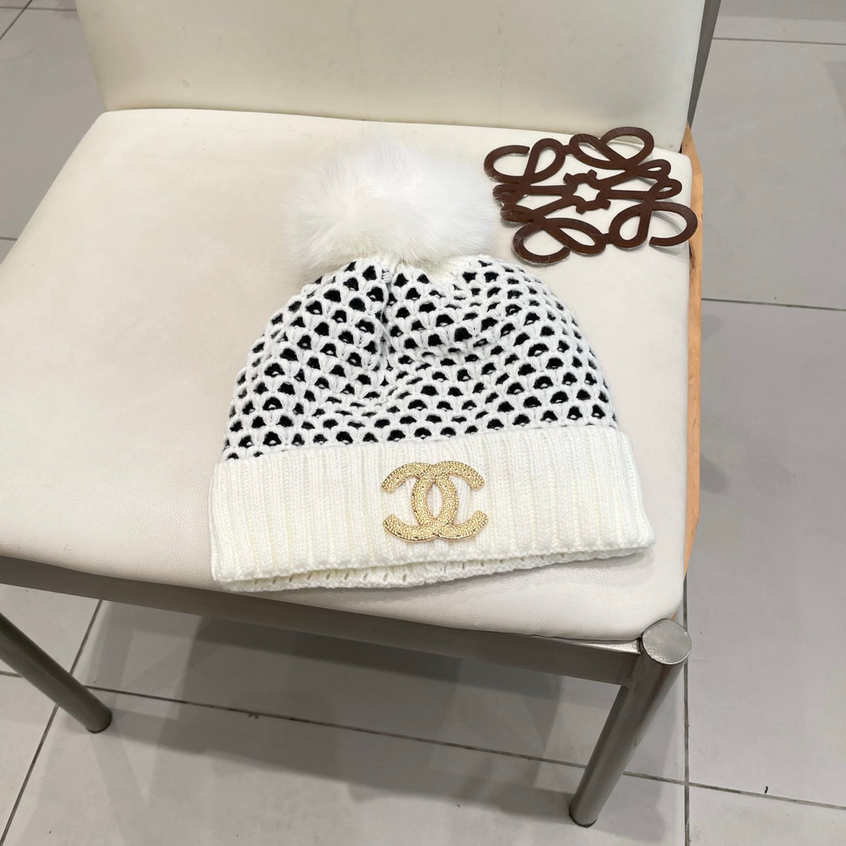 Chanel Knit Beanie - image 1