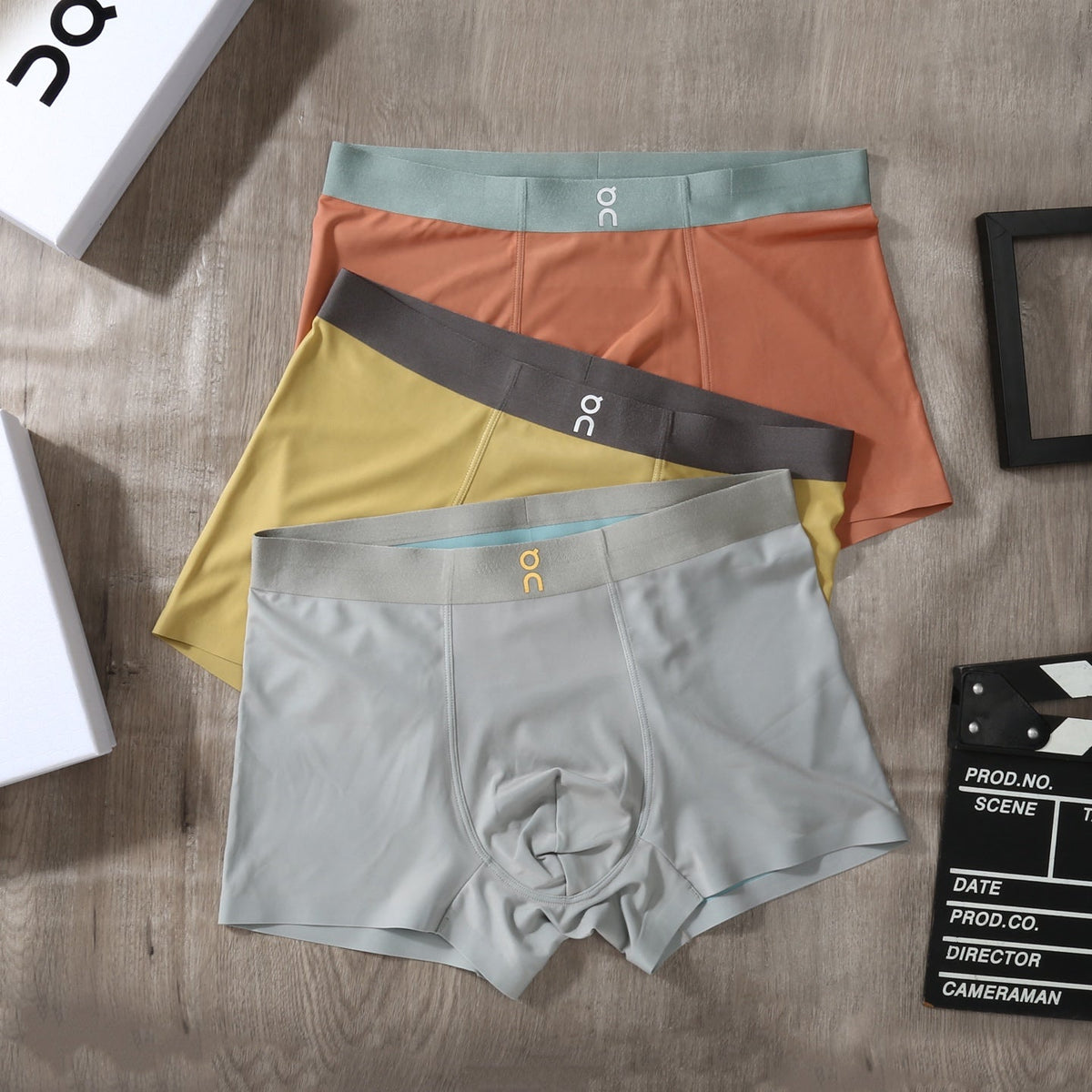 On Ice-Silk Men's Boxer Briefs - 3-Piece Box