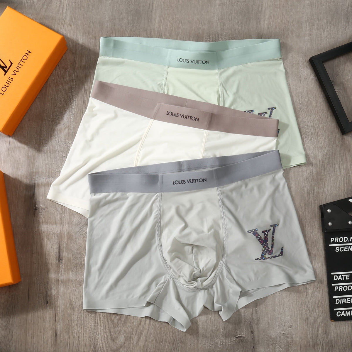 Louis Vuitton Ice-Silk Men's Boxer Briefs - 3-Piece Box