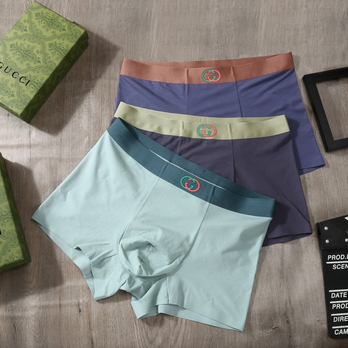 Gucci Men's Boxer Briefs - 3-Piece Box