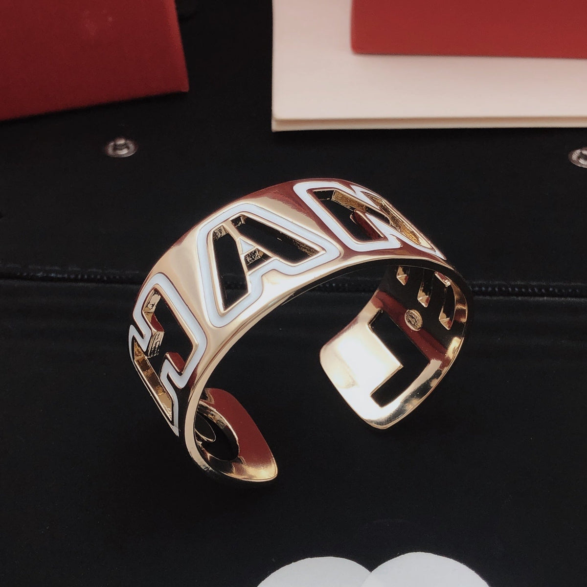 Martin Graham Signature bangle in gold-tone – main product view