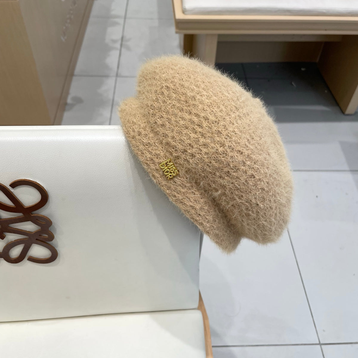 Dior Plush Beret - image 7