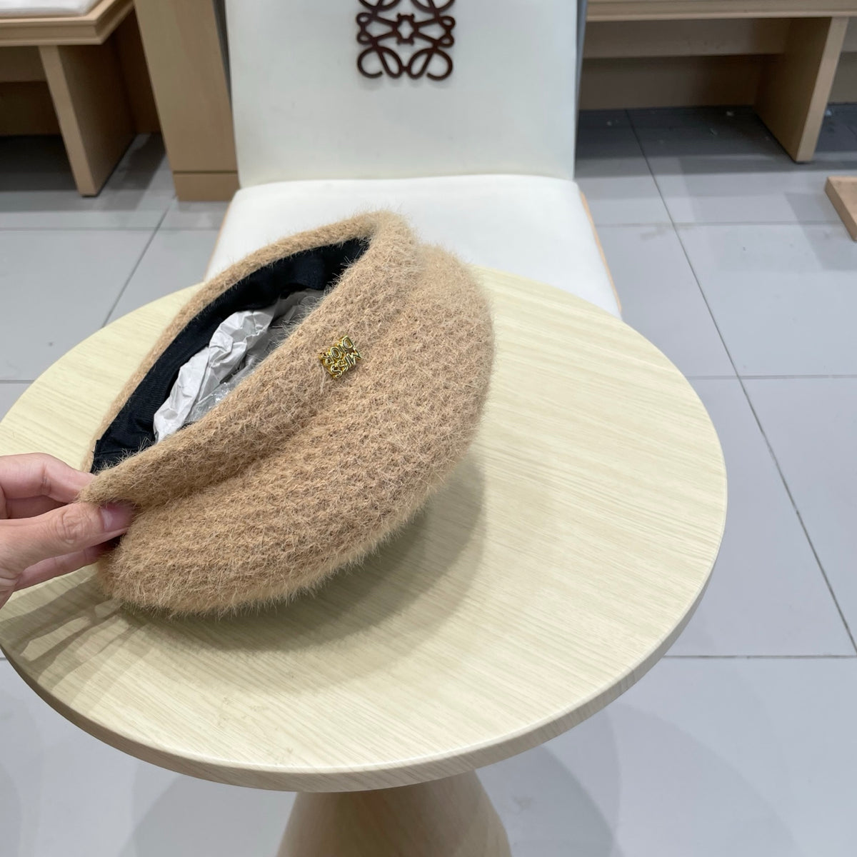 Dior Plush Beret - image 4