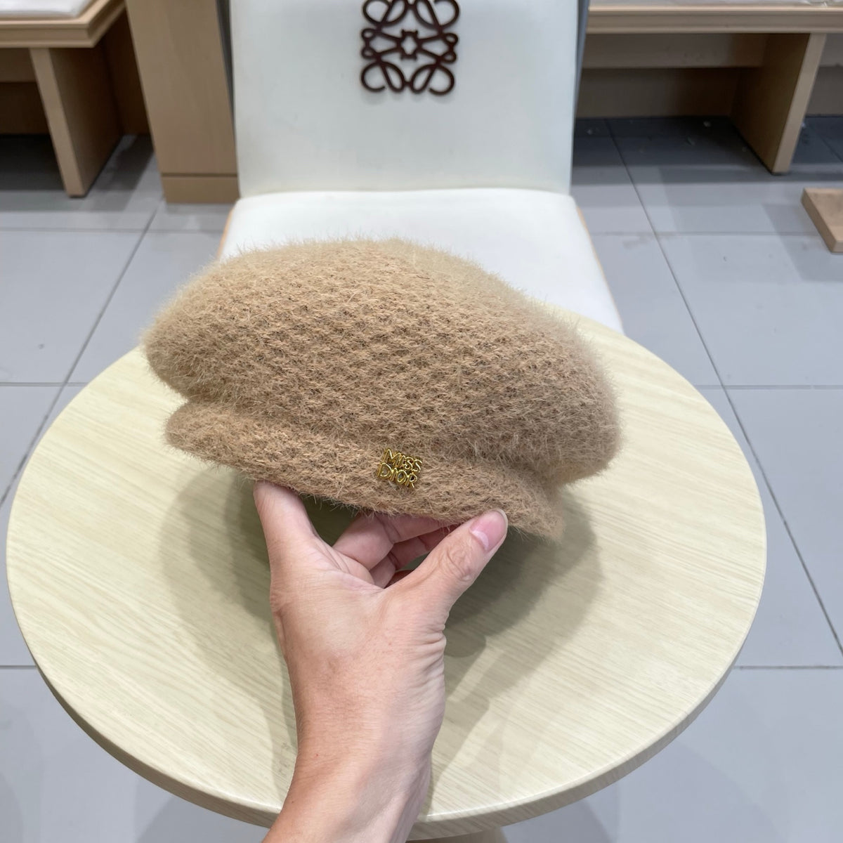 Dior Plush Beret - image 6