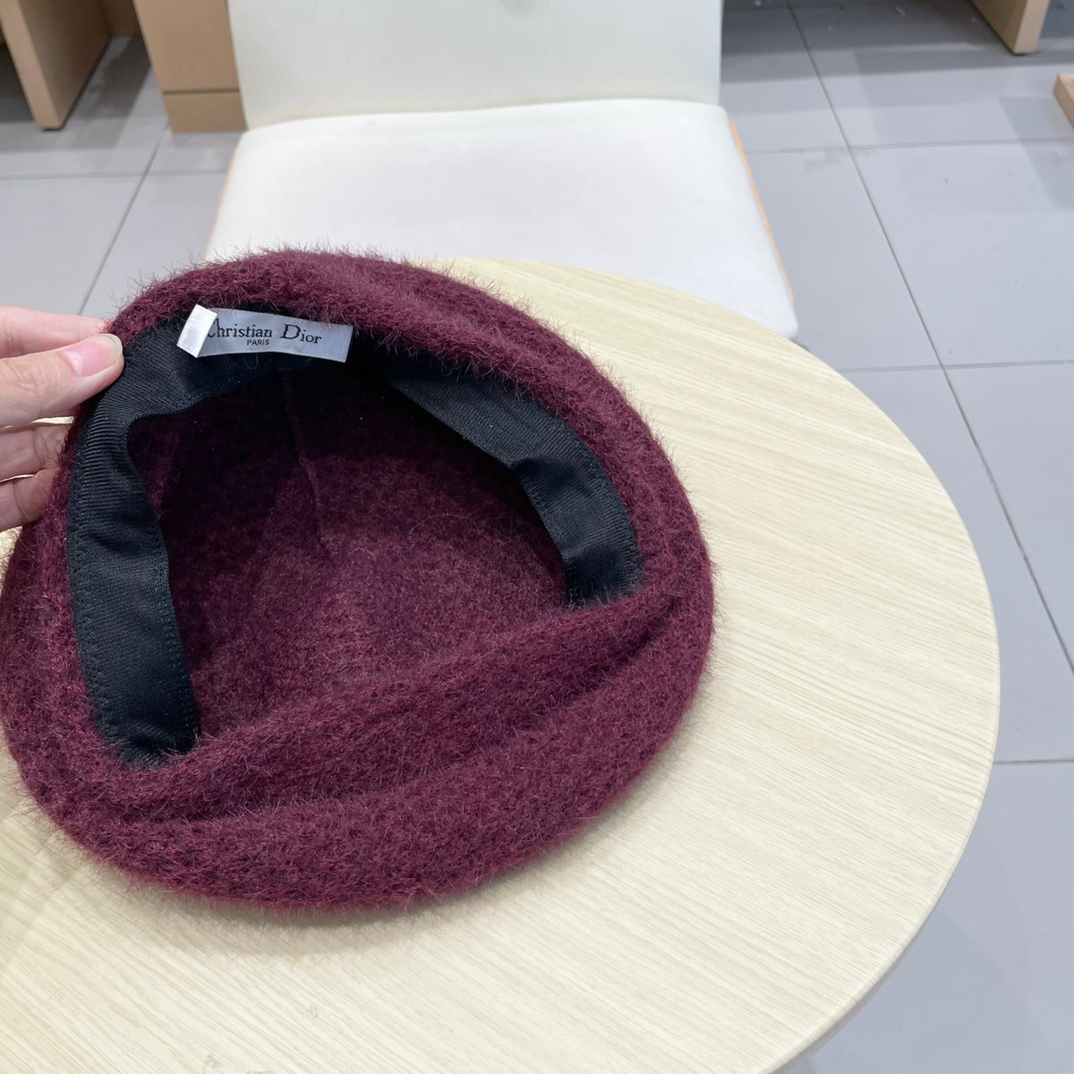 Dior Plush Beret - image 9