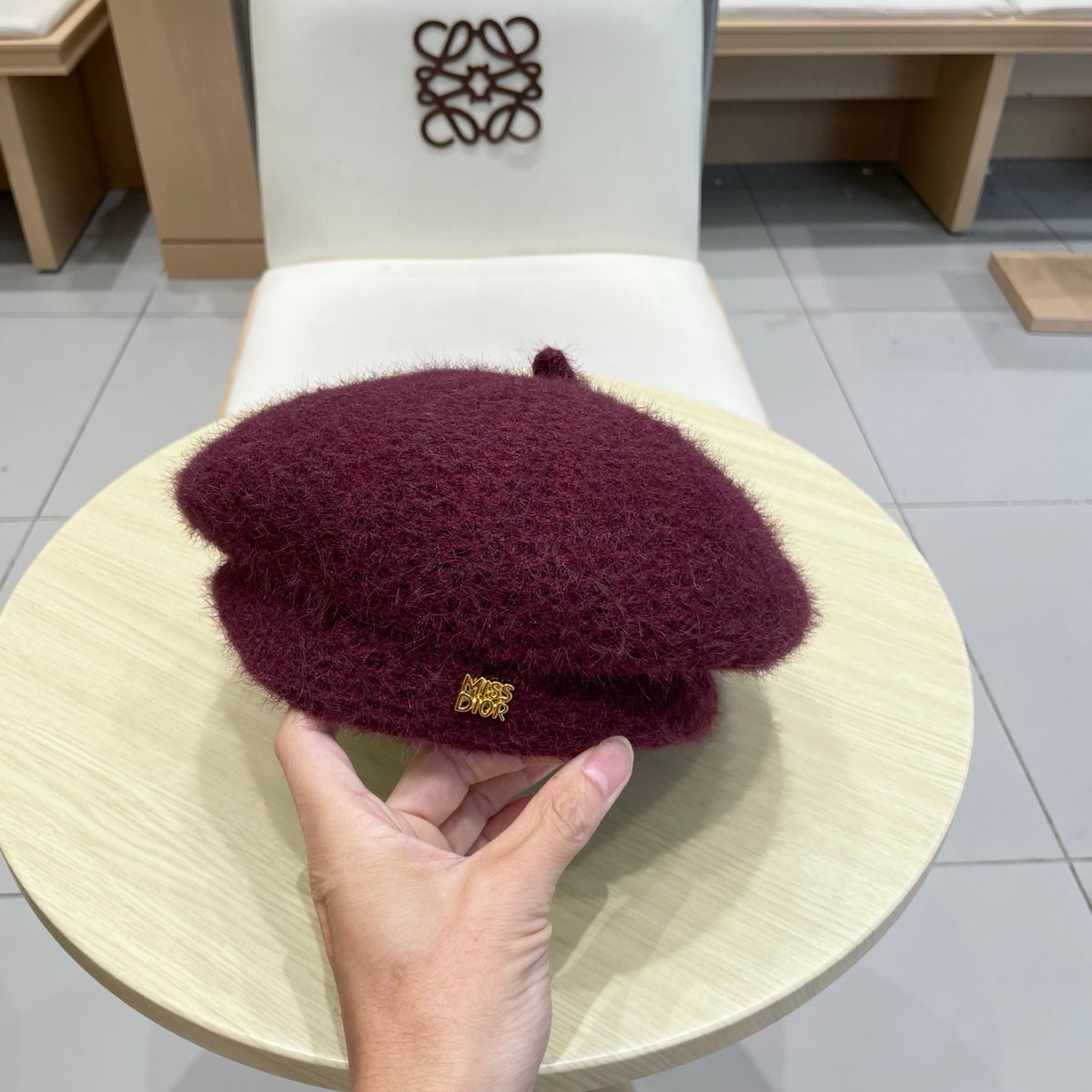 Dior Plush Beret - image 6
