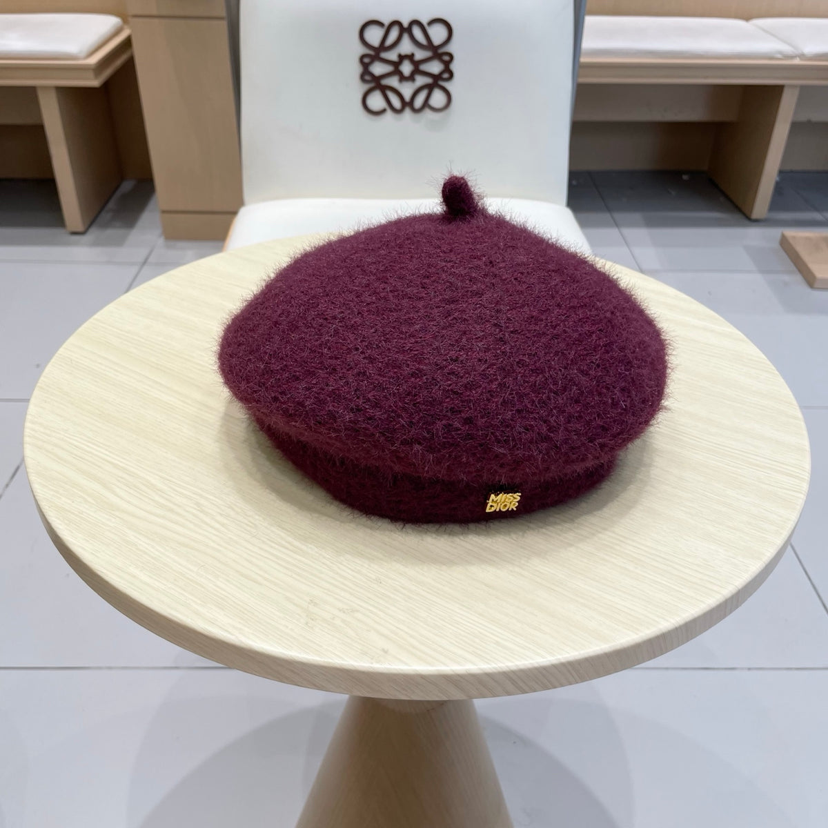 Dior Plush Beret - image 2