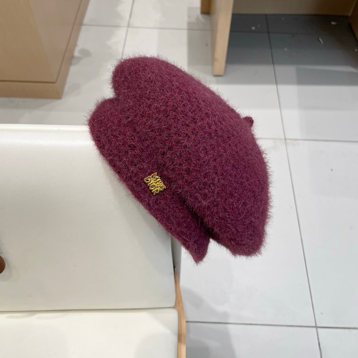 Dior Plush Beret - image 8