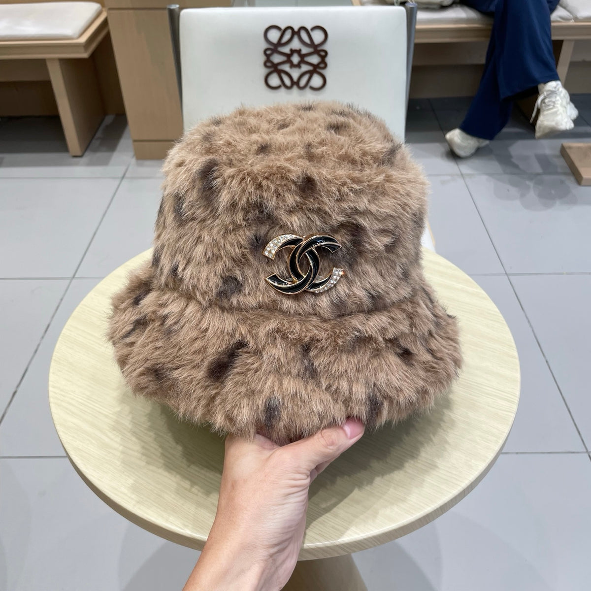 Chanel Plush Bucket Hat - image 8