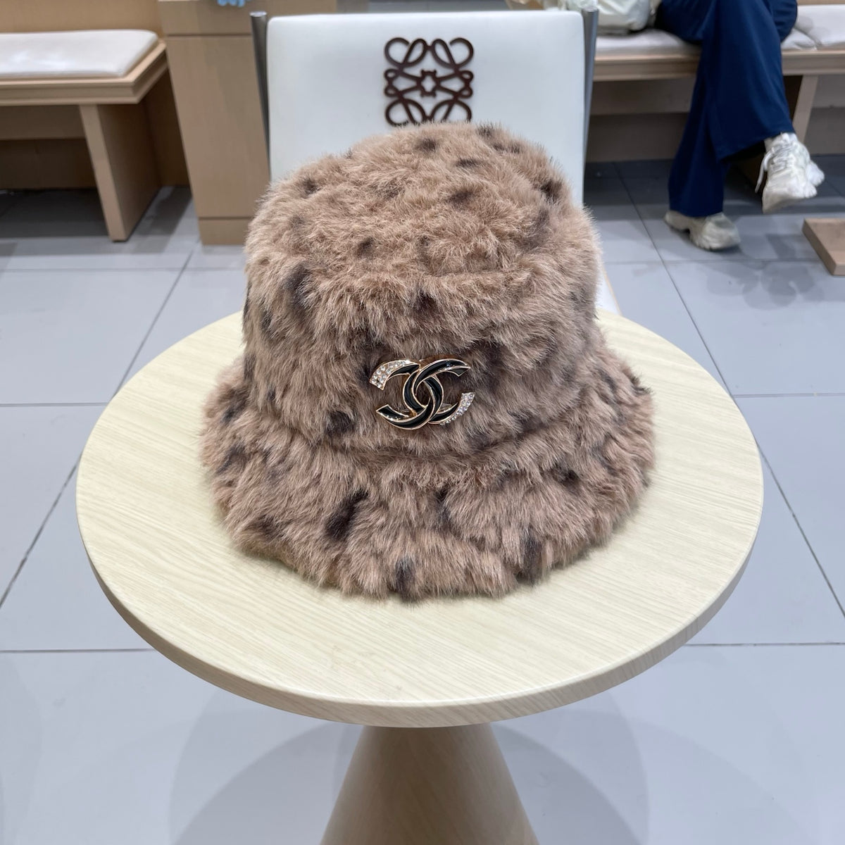 Chanel Plush Bucket Hat - image 2