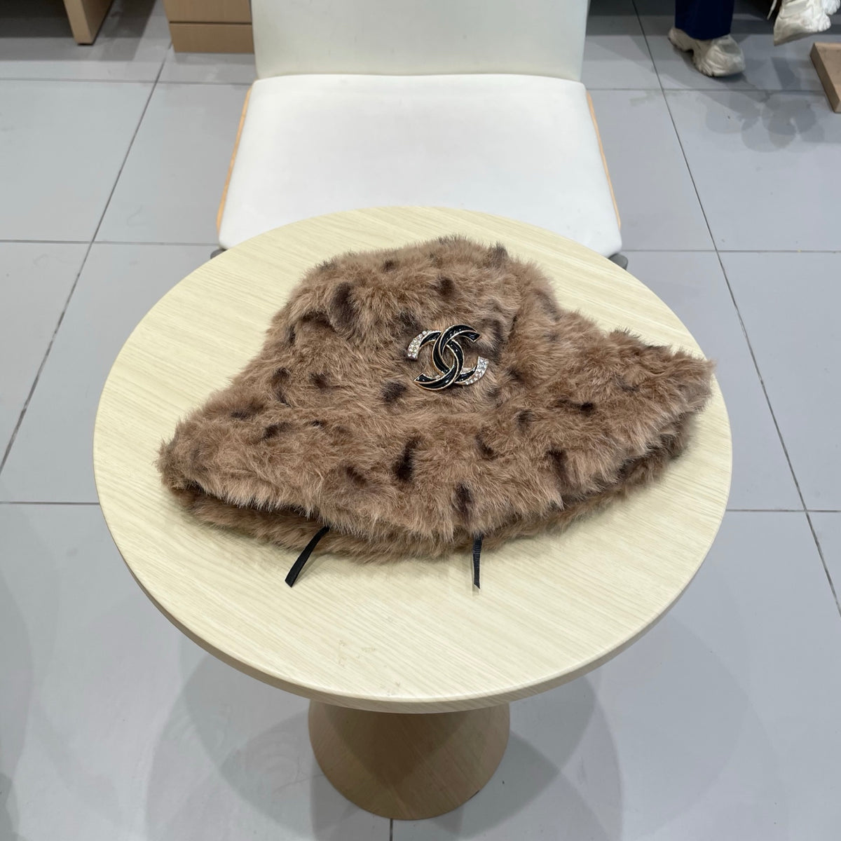 Chanel Plush Bucket Hat - image 1