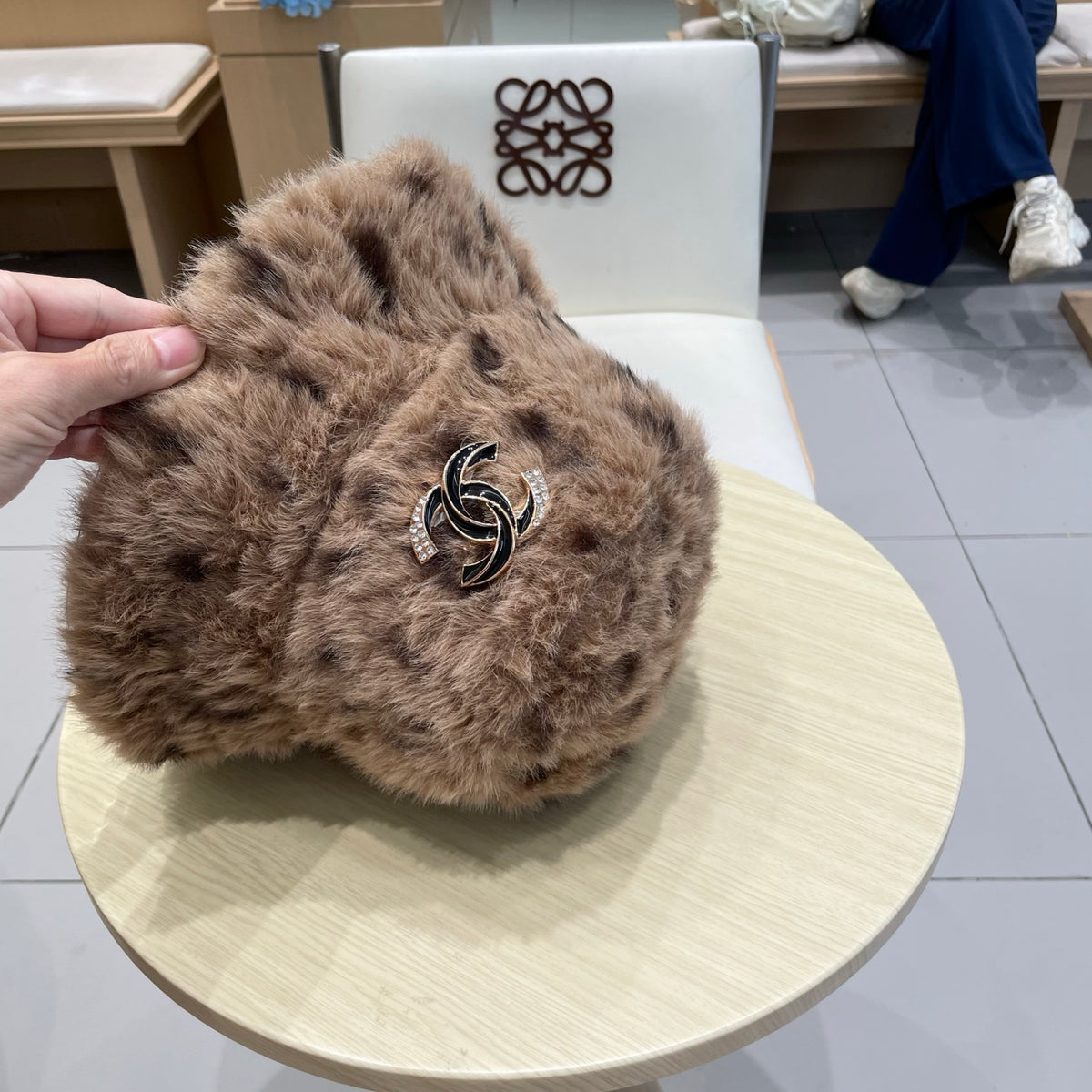 Chanel Plush Bucket Hat - image 7