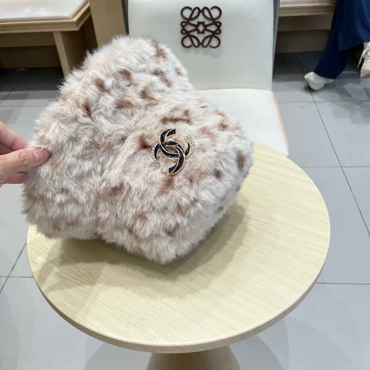 Chanel Plush Bucket Hat - image 5