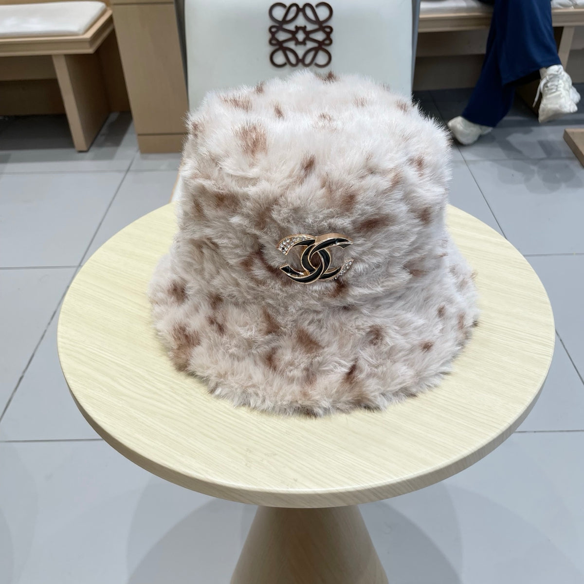 Chanel Plush Bucket Hat - image 2