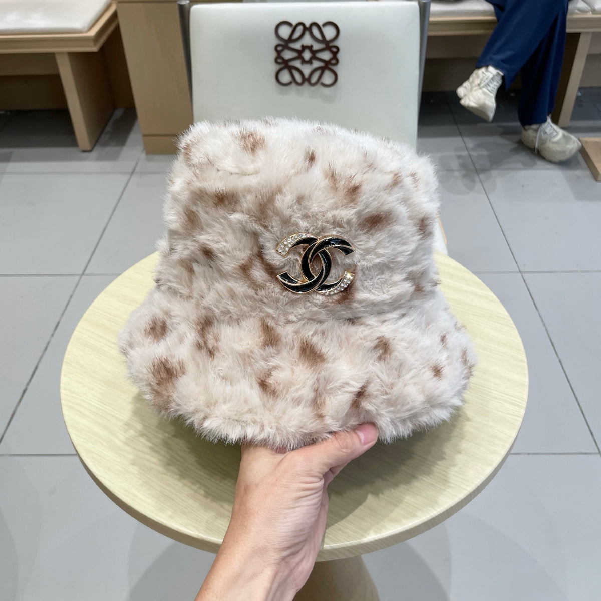Chanel Plush Bucket Hat - image 6