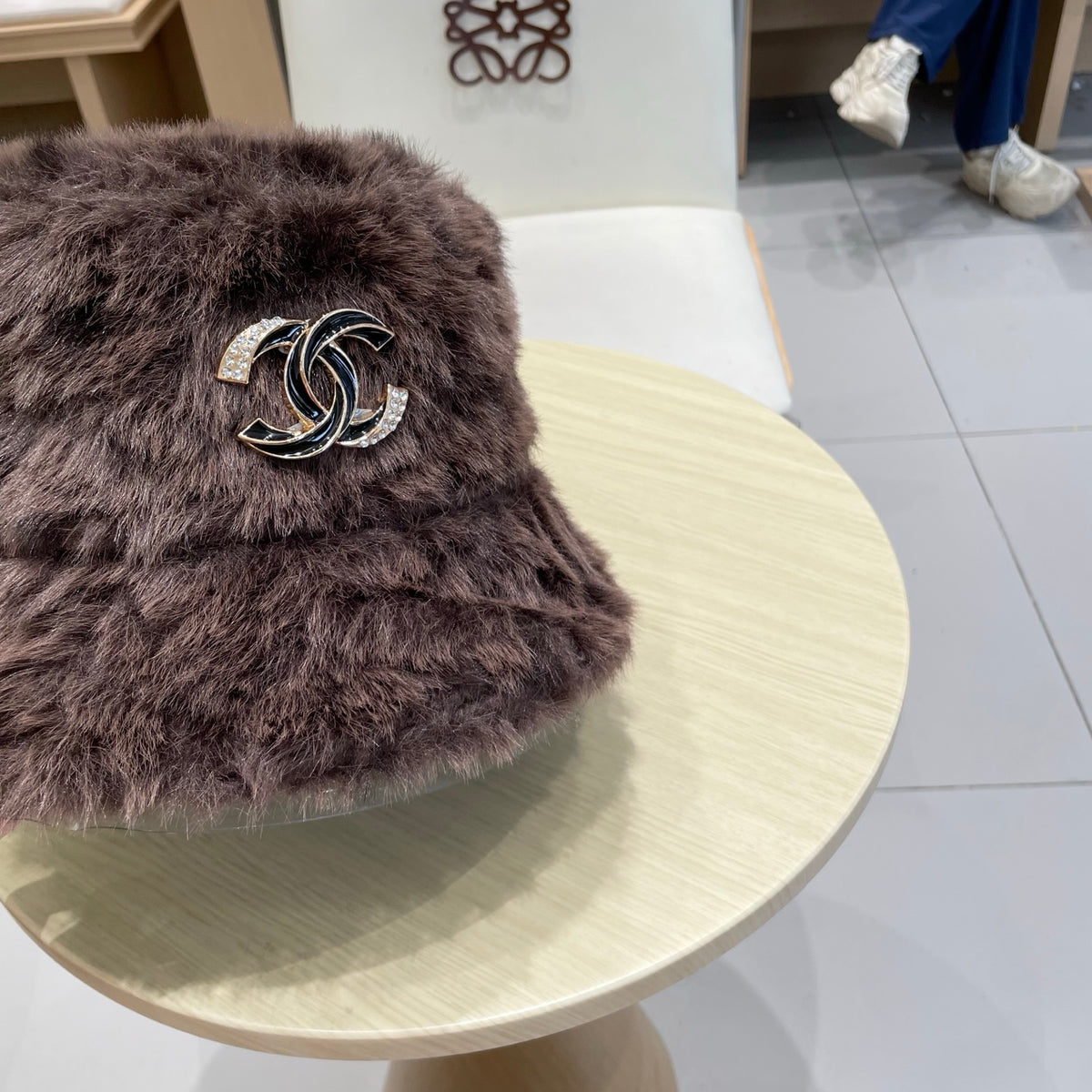 Chanel Plush Bucket Hat - image 3