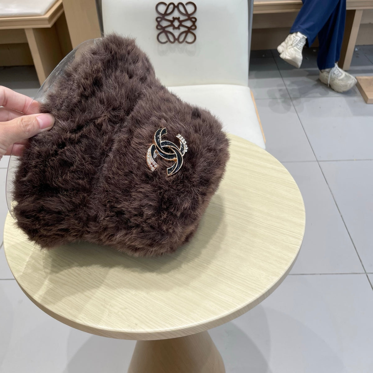 Chanel Plush Bucket Hat - image 4