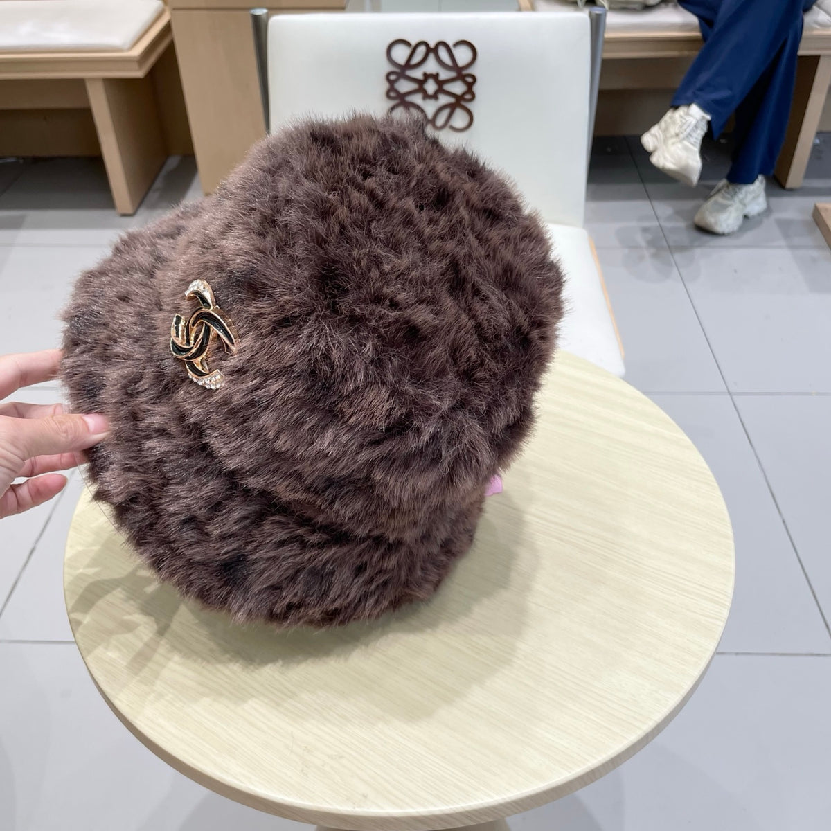 Chanel Plush Bucket Hat - image 6
