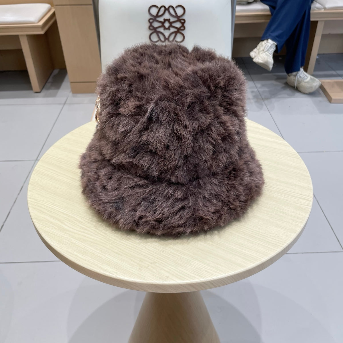 Chanel Plush Bucket Hat - image 2
