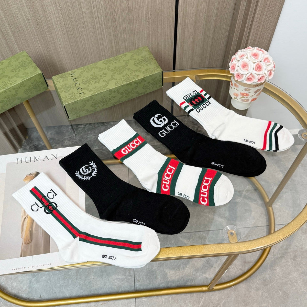 Gucci Cotton Short Socks - 5-Pair Pack