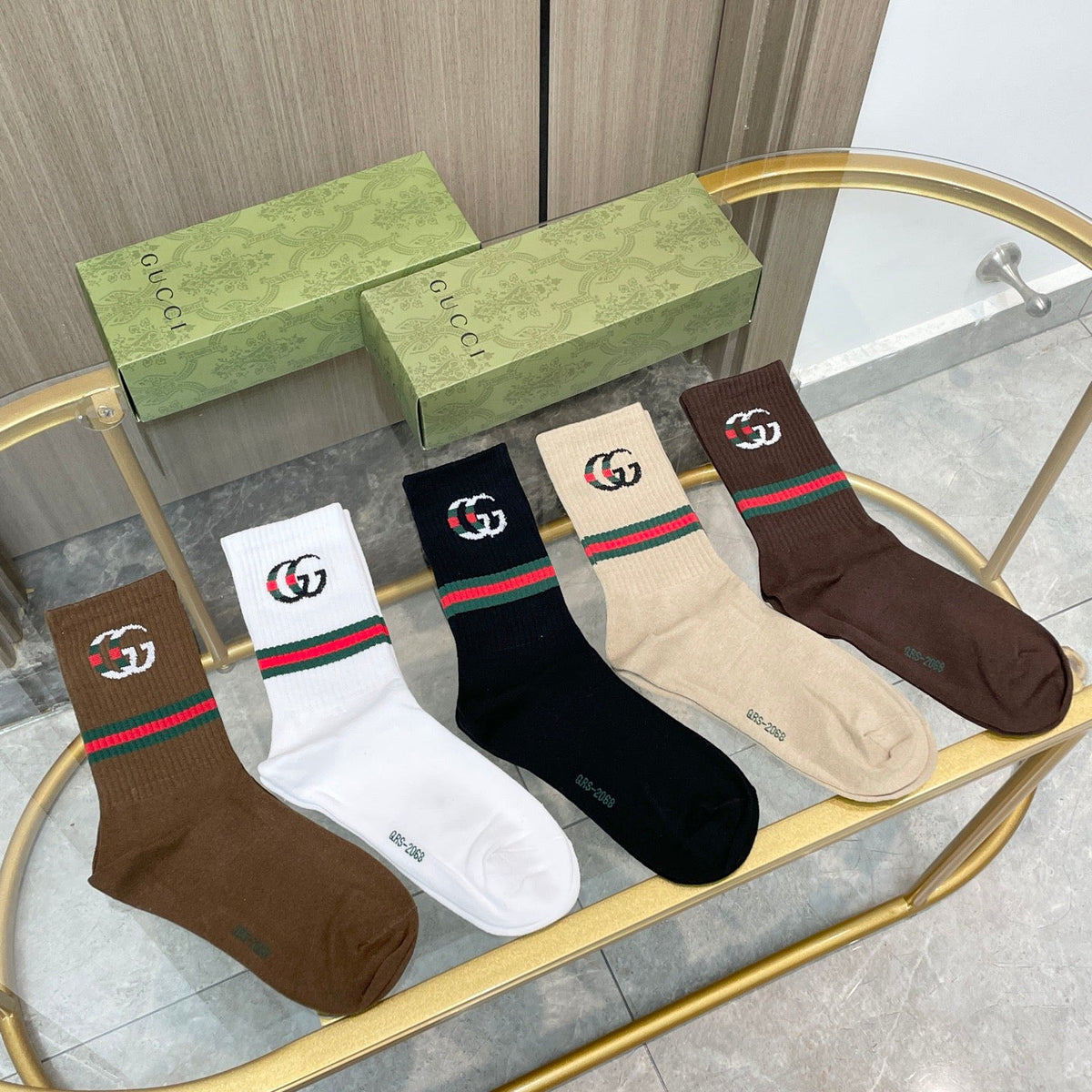 Gucci Cotton Short Socks - 5-Pair Pack