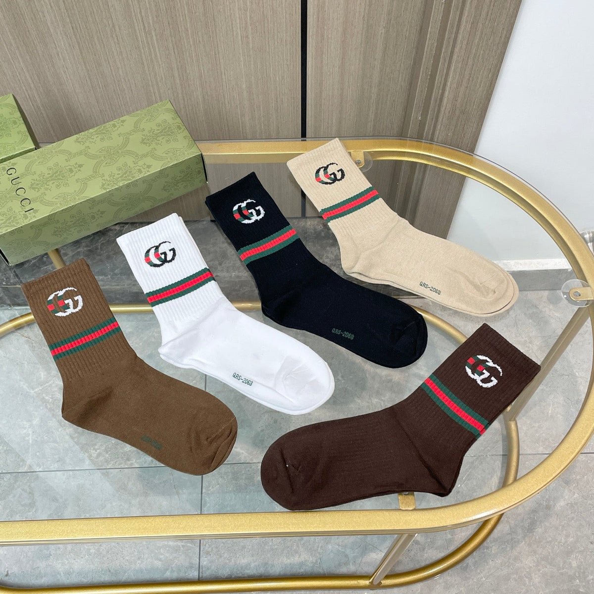 Gucci Cotton Short Socks - 5-Pair Pack