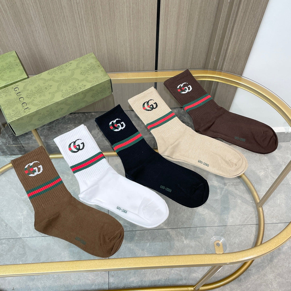 Gucci Cotton Short Socks - 5-Pair Pack
