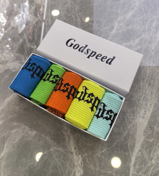 Godspeed Cotton Crew Socks - 5-Pair Pack