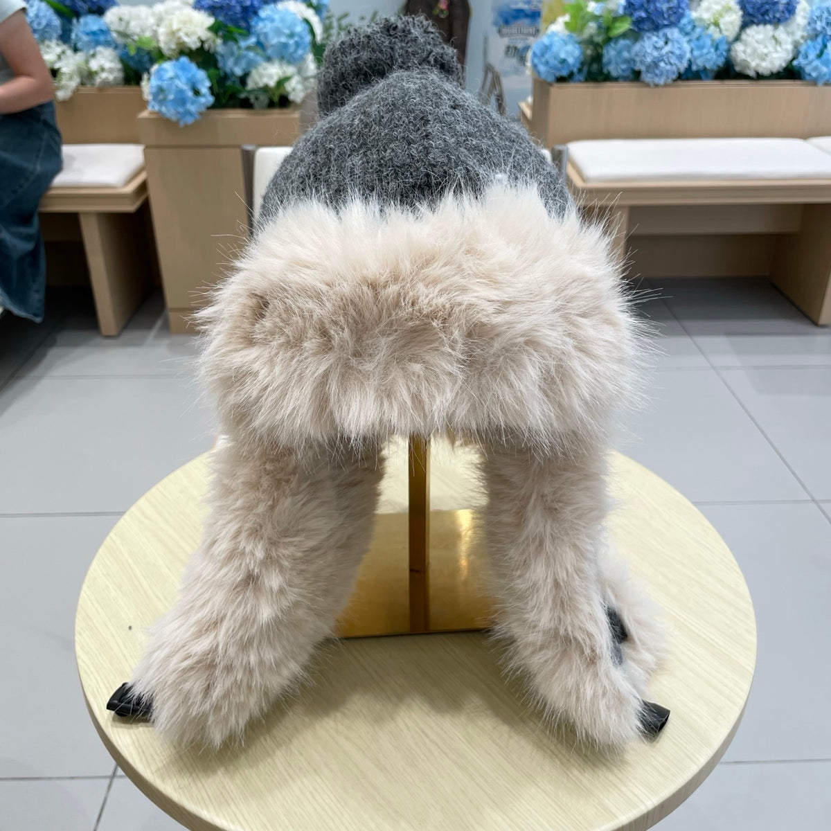 Moncler Plush Earflap Hat - image 2