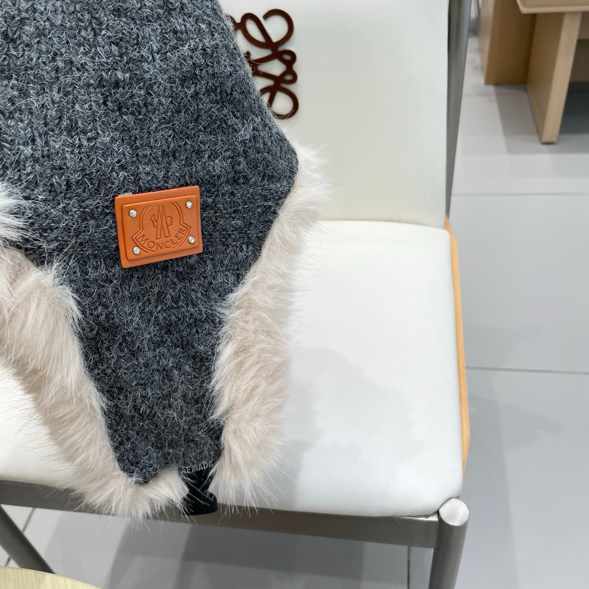 Moncler Plush Earflap Hat - image 8