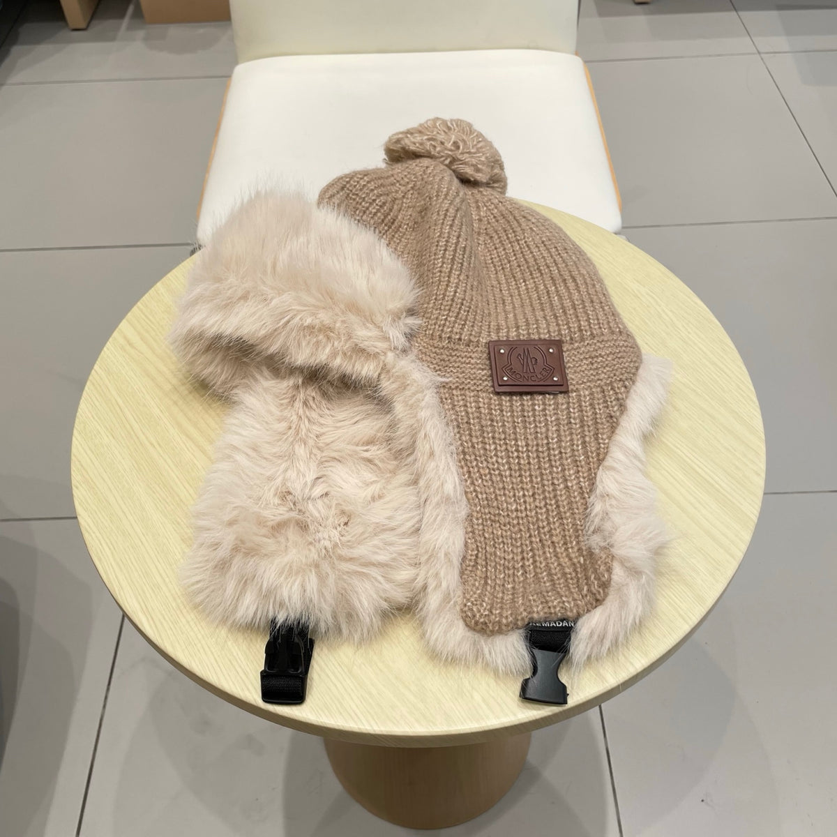 Moncler Plush Earflap Hat - image 4