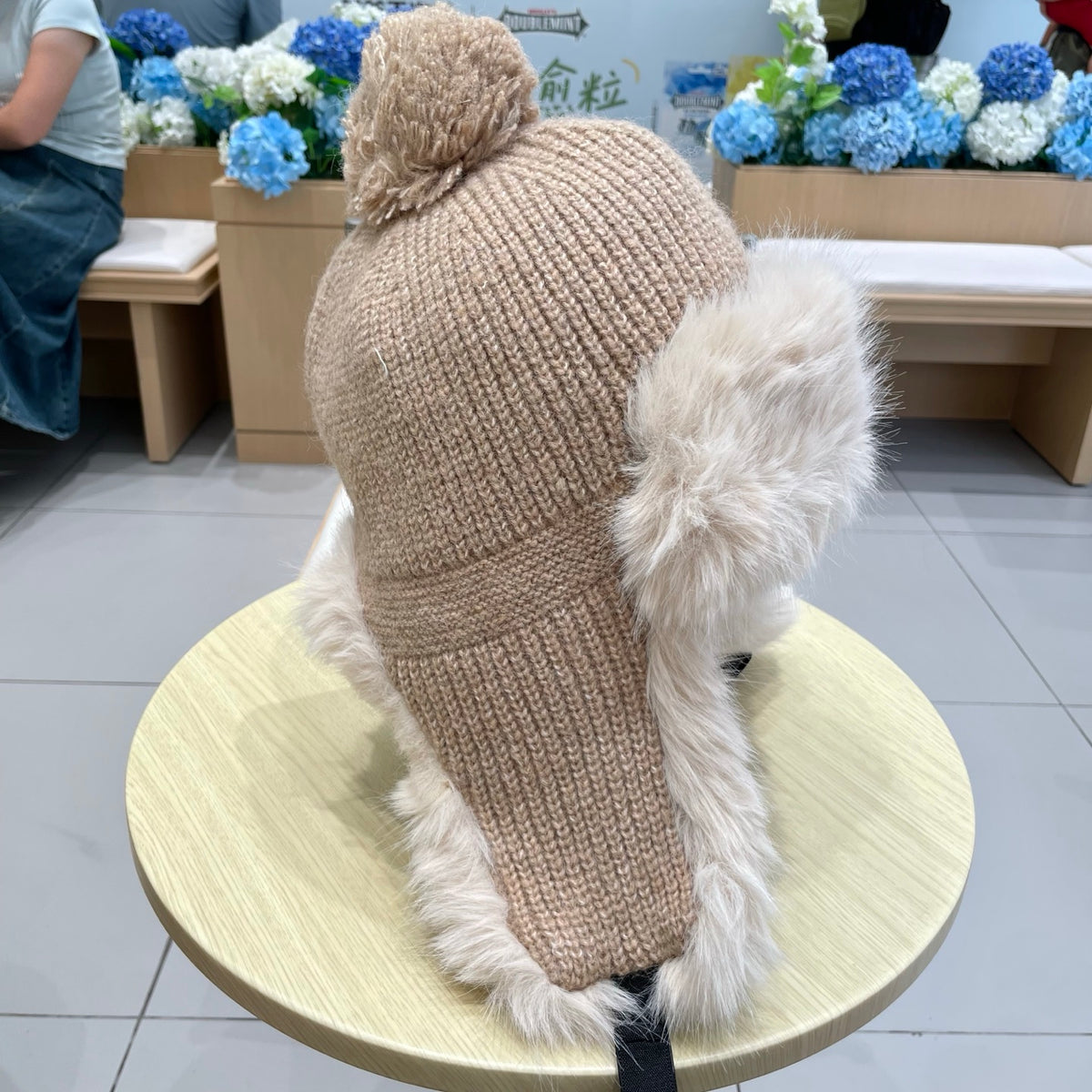 Moncler Plush Earflap Hat - image 3