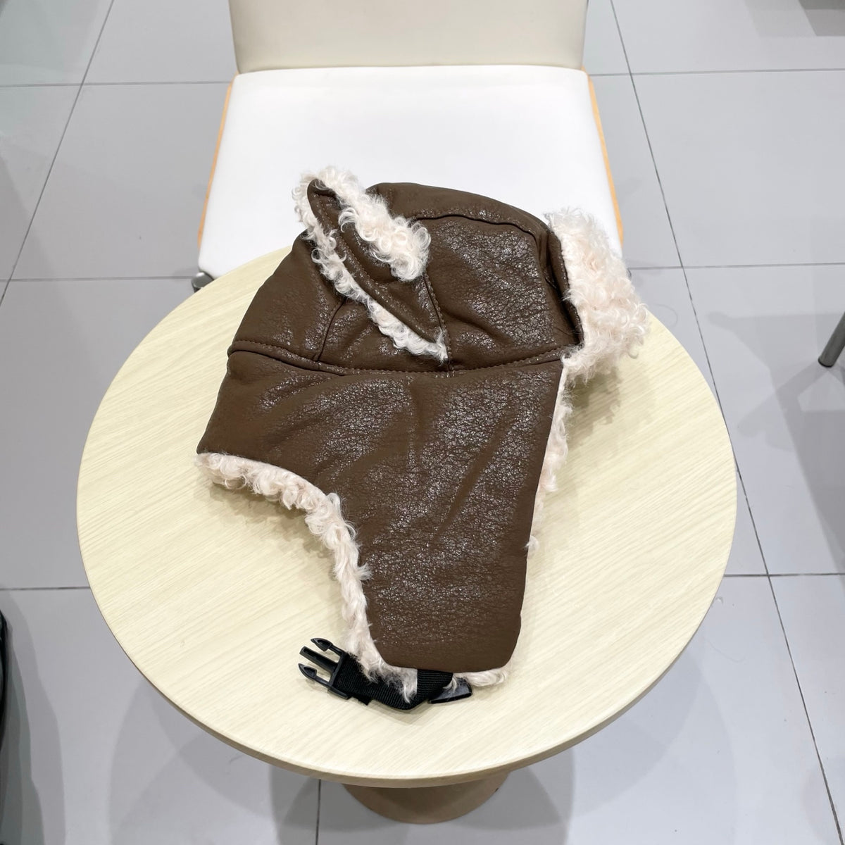 Chanel Plush Earflap Hat - image 3