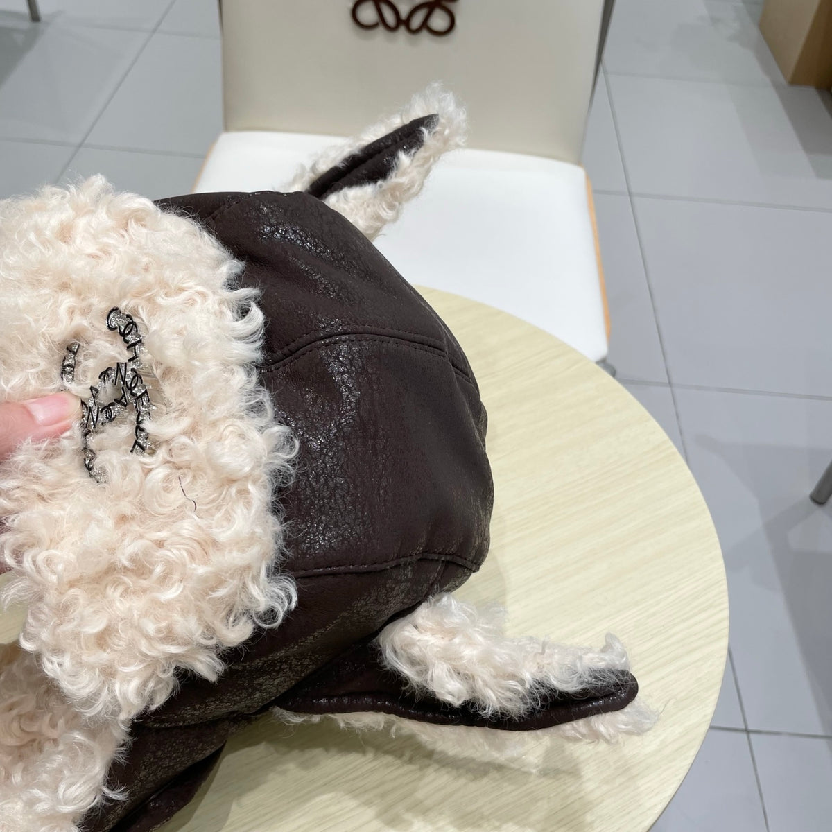 Chanel Plush Earflap Hat - image 2