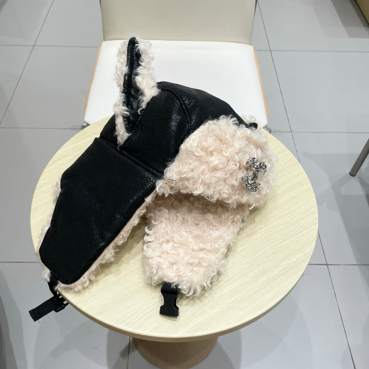 Chanel Plush Earflap Hat - image 6