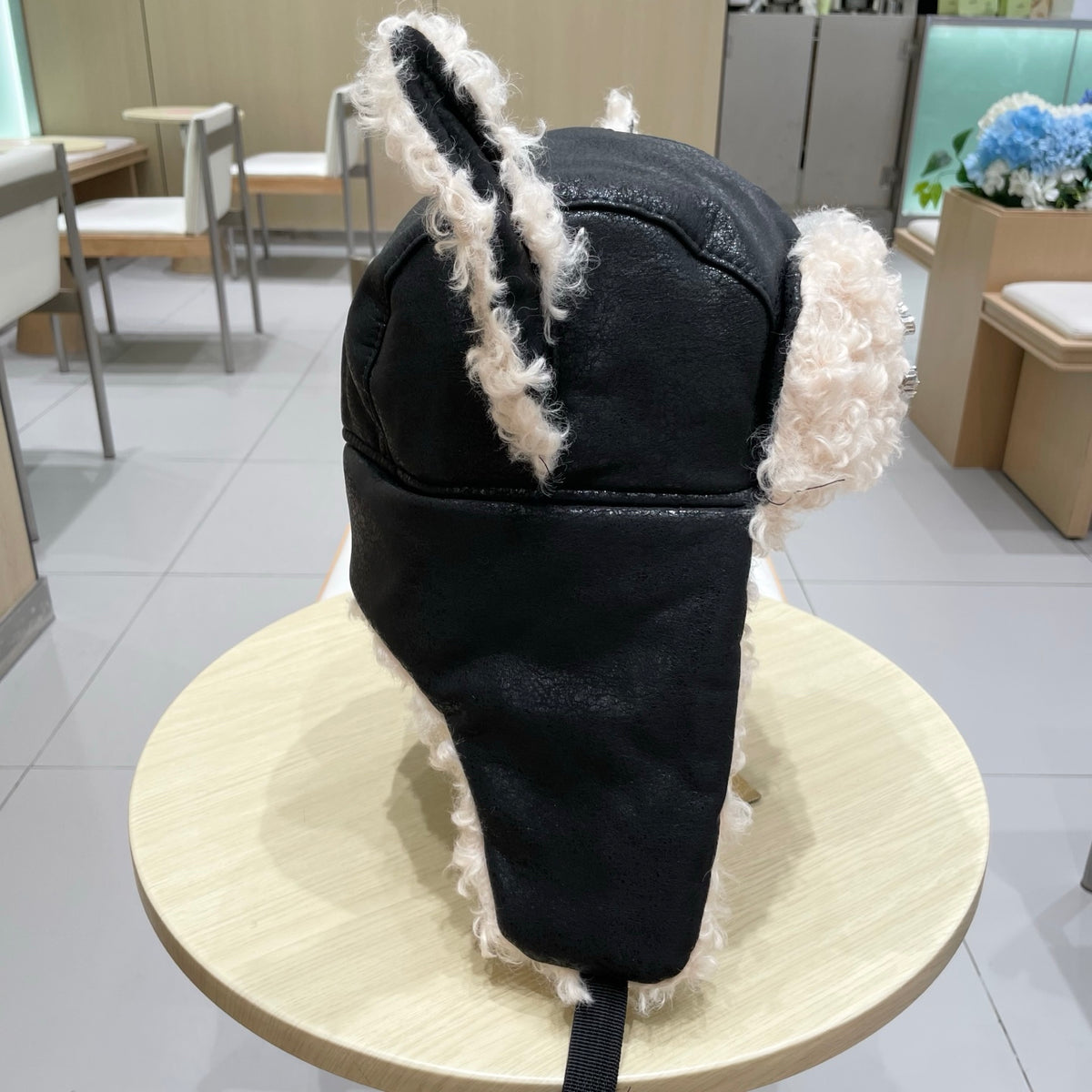 Chanel Plush Earflap Hat - image 3