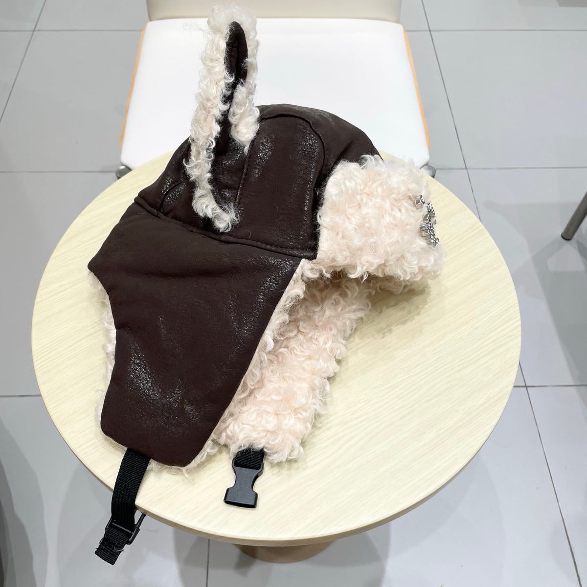 Chanel Plush Earflap Hat - image 3