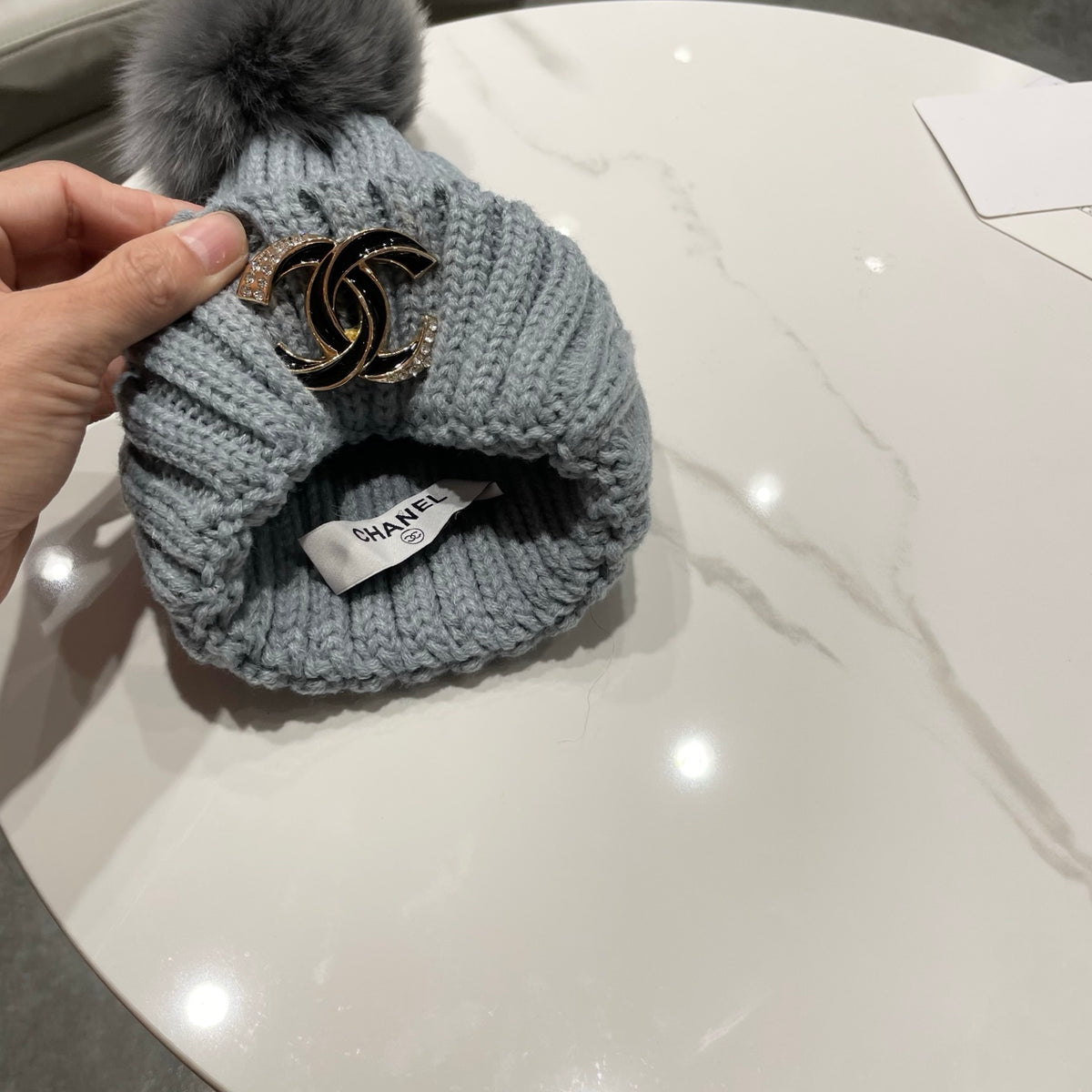 Chanel Knit Beanie - image 9