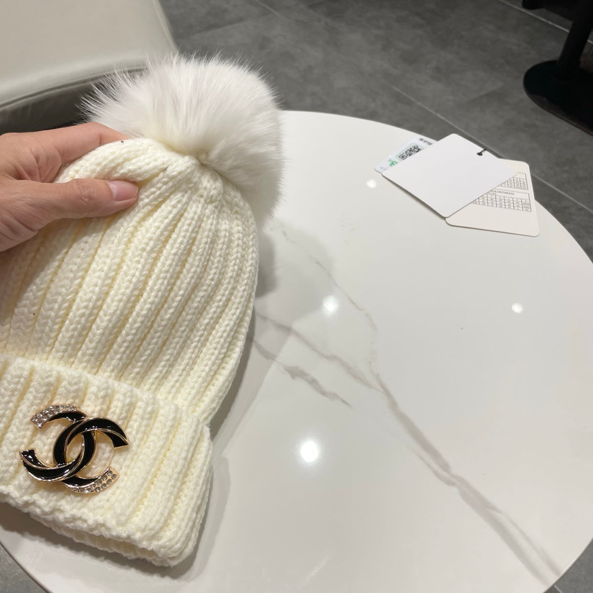 Chanel Knit Beanie - image 6