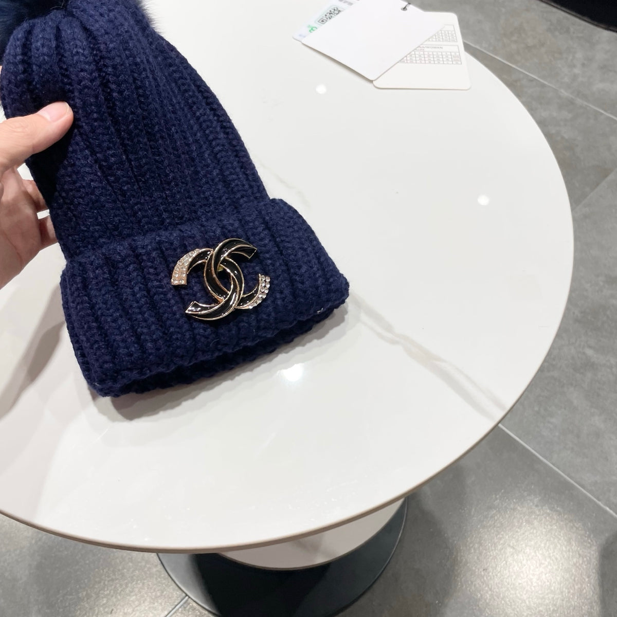 Chanel Knit Beanie - image 3