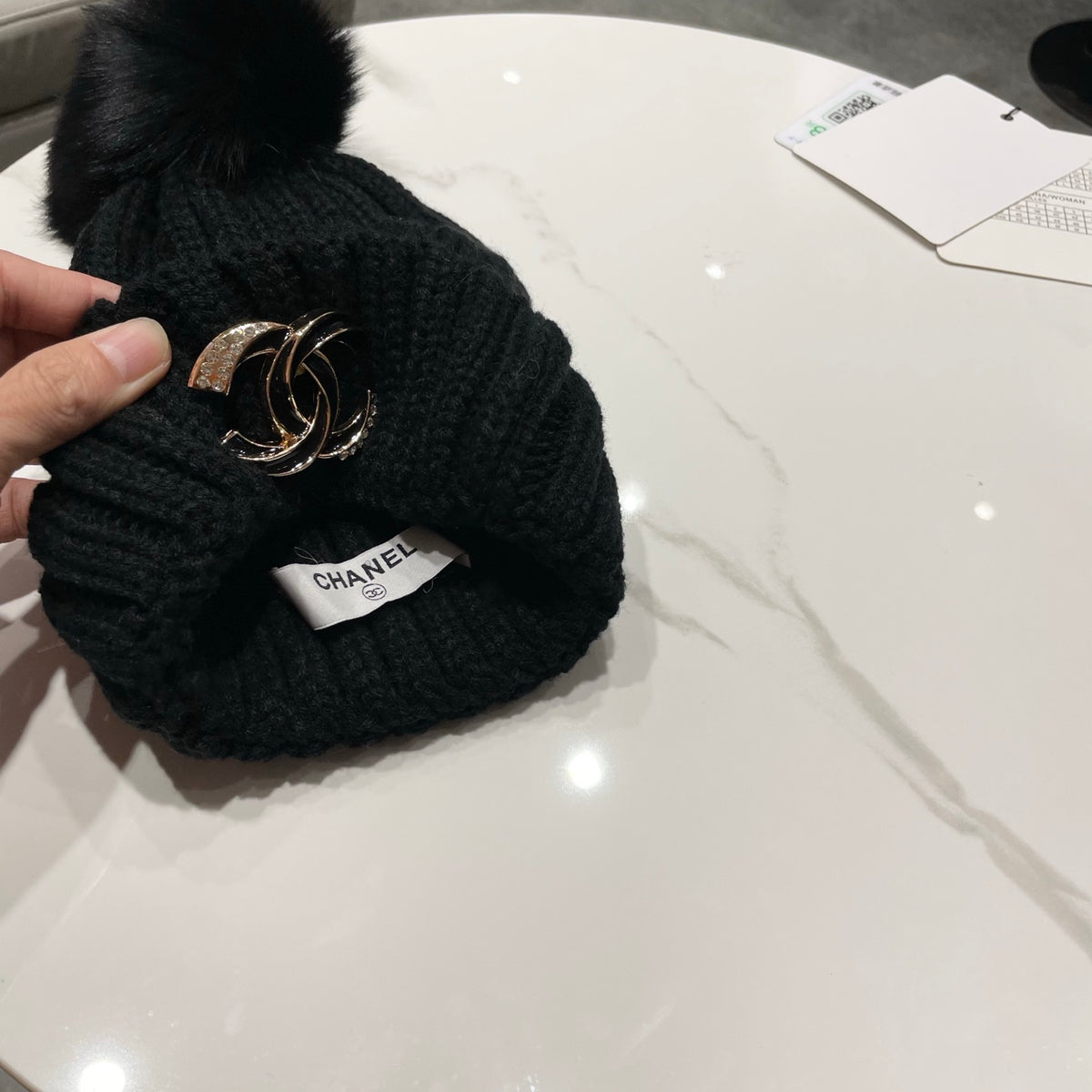 Chanel Knit Beanie - image 9
