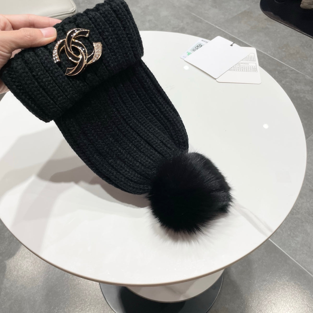 Chanel Knit Beanie - image 8