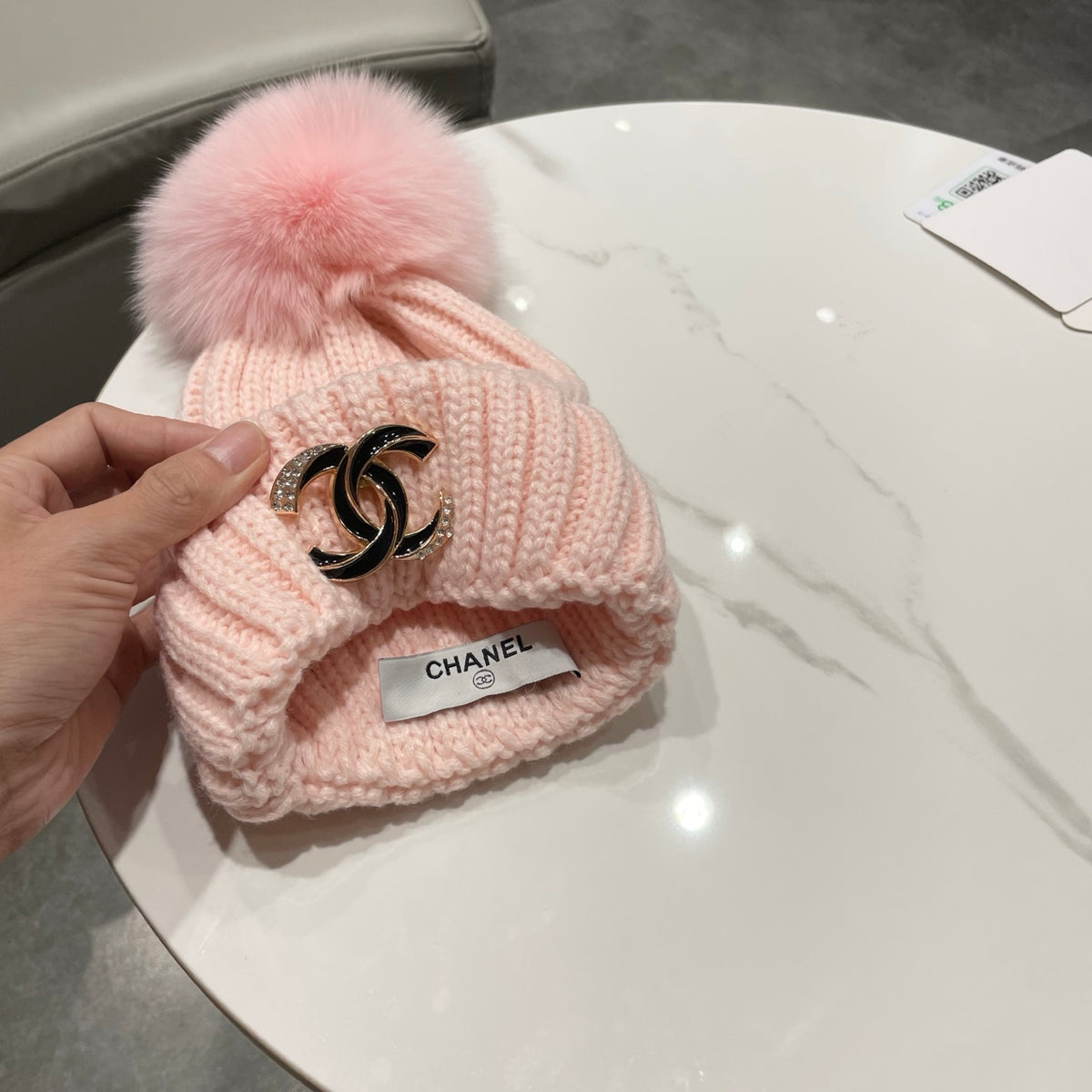 Chanel Knit Beanie - image 9