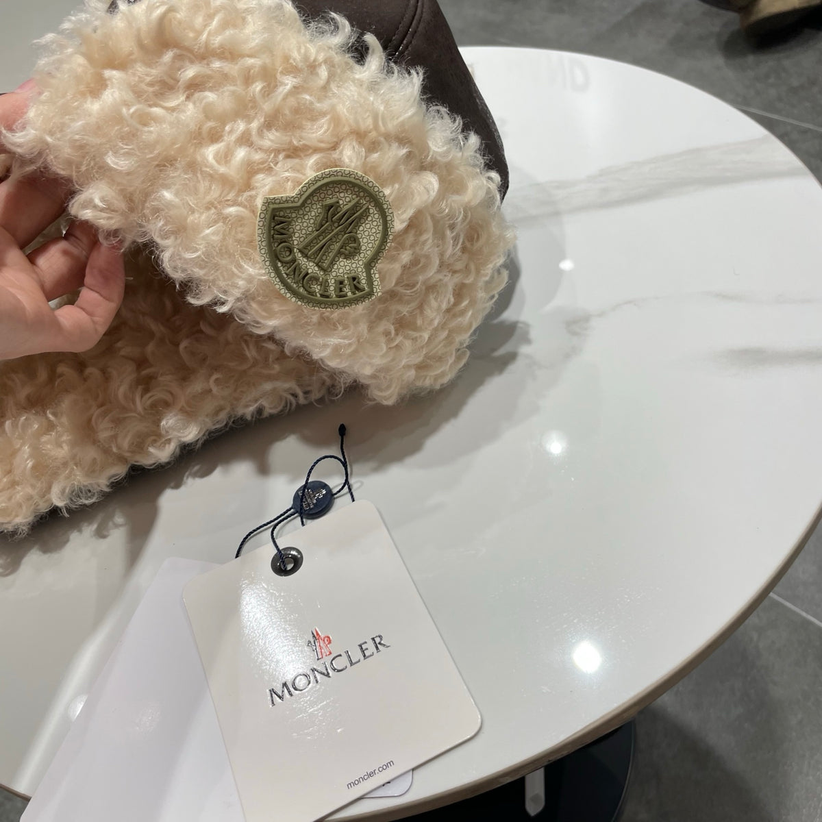 Moncler Plush Hat - image 3