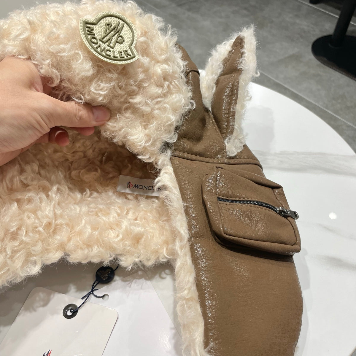 Moncler Plush Hat - image 7